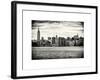 Landscape View Manhattan with the Empire State Building and Chrysler Building - New York-Philippe Hugonnard-Framed Art Print