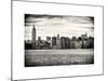 Landscape View Manhattan with the Empire State Building and Chrysler Building - New York-Philippe Hugonnard-Mounted Art Print