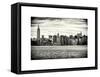 Landscape View Manhattan with the Empire State Building and Chrysler Building - New York-Philippe Hugonnard-Framed Stretched Canvas