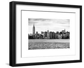 Landscape View Manhattan with the Empire State Building and Chrysler Building - New York-Philippe Hugonnard-Framed Art Print