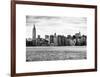 Landscape View Manhattan with the Empire State Building and Chrysler Building - New York-Philippe Hugonnard-Framed Art Print