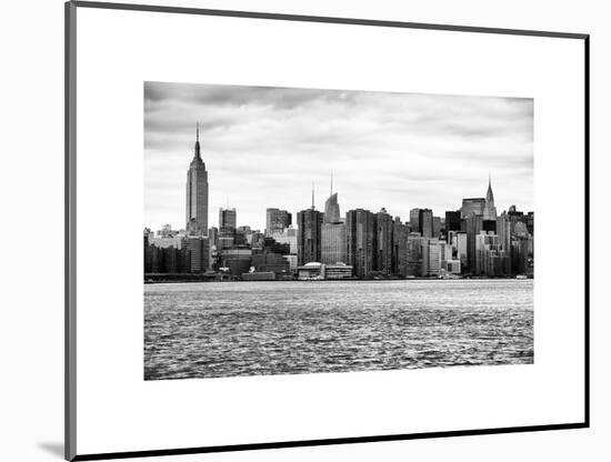 Landscape View Manhattan with the Empire State Building and Chrysler Building - New York-Philippe Hugonnard-Mounted Art Print
