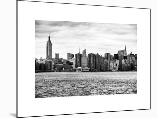 Landscape View Manhattan with the Empire State Building and Chrysler Building - New York-Philippe Hugonnard-Mounted Art Print