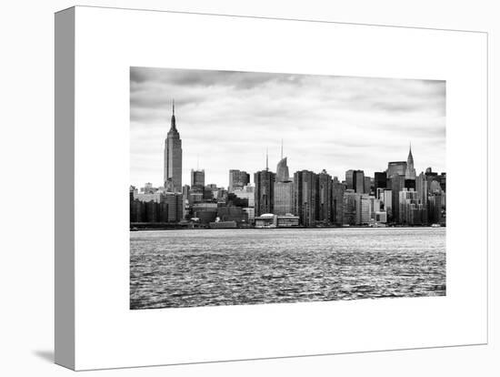 Landscape View Manhattan with the Empire State Building and Chrysler Building - New York-Philippe Hugonnard-Stretched Canvas