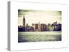 Landscape View Manhattan with the Empire State Building and Chrysler Building - New York-Philippe Hugonnard-Stretched Canvas