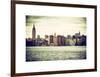 Landscape View Manhattan with the Empire State Building and Chrysler Building - New York-Philippe Hugonnard-Framed Art Print