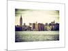 Landscape View Manhattan with the Empire State Building and Chrysler Building - New York-Philippe Hugonnard-Mounted Art Print