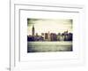 Landscape View Manhattan with the Empire State Building and Chrysler Building - New York-Philippe Hugonnard-Framed Art Print