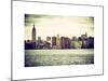 Landscape View Manhattan with the Empire State Building and Chrysler Building - New York-Philippe Hugonnard-Mounted Art Print