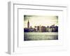 Landscape View Manhattan with the Empire State Building and Chrysler Building - New York-Philippe Hugonnard-Framed Art Print