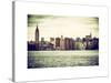 Landscape View Manhattan with the Empire State Building and Chrysler Building - New York-Philippe Hugonnard-Stretched Canvas