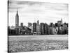 Landscape View Manhattan with the Empire State Building and Chrysler Building - NYC-Philippe Hugonnard-Stretched Canvas