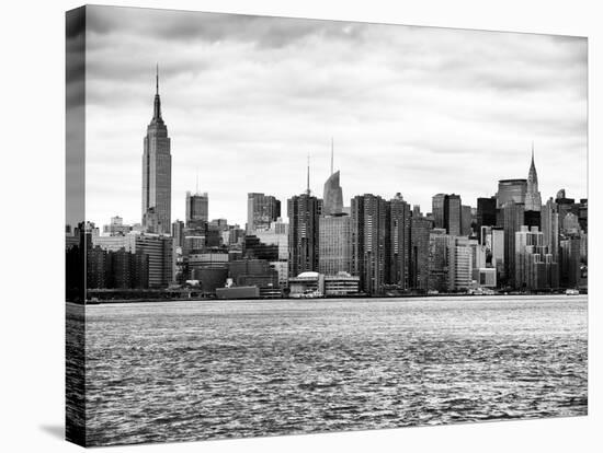 Landscape View Manhattan with the Empire State Building and Chrysler Building - NYC-Philippe Hugonnard-Stretched Canvas