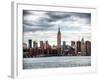 Landscape View Manhattan with the Empire State Building - New York City - United States - USA-Philippe Hugonnard-Framed Photographic Print