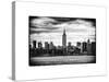 Landscape View Manhattan with the Empire State Building - New York City - United States-Philippe Hugonnard-Stretched Canvas