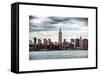 Landscape View Manhattan with the Empire State Building - New York City - United States-Philippe Hugonnard-Framed Stretched Canvas