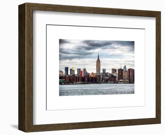 Landscape View Manhattan with the Empire State Building - New York City - United States-Philippe Hugonnard-Framed Art Print