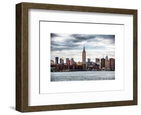 Landscape View Manhattan with the Empire State Building - New York City - United States-Philippe Hugonnard-Framed Art Print