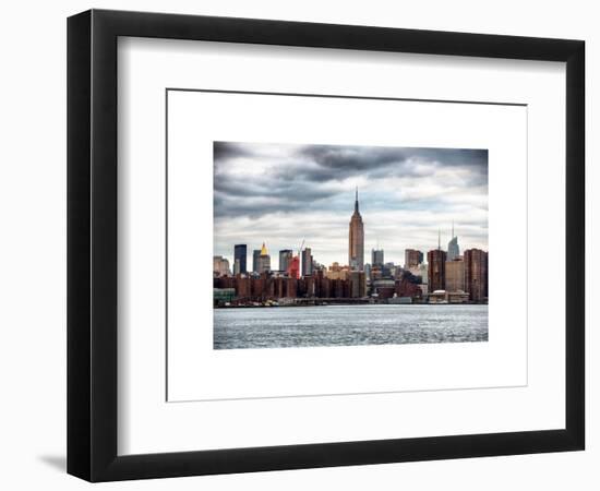 Landscape View Manhattan with the Empire State Building - New York City - United States-Philippe Hugonnard-Framed Art Print