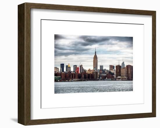 Landscape View Manhattan with the Empire State Building - New York City - United States-Philippe Hugonnard-Framed Art Print