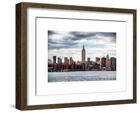 Landscape View Manhattan with the Empire State Building - New York City - United States-Philippe Hugonnard-Framed Art Print