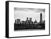 Landscape View Manhattan with the One World Trade Center (1WTC) at Sunset - New York-Philippe Hugonnard-Framed Stretched Canvas