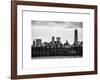 Landscape View Manhattan with the One World Trade Center (1WTC) at Sunset - New York-Philippe Hugonnard-Framed Art Print