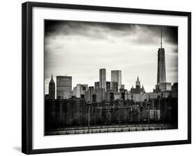 Landscape View Manhattan with the One World Trade Center (1WTC) at Sunset - NYC-Philippe Hugonnard-Framed Photographic Print