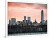 Landscape View Manhattan with the One World Trade Center (1WTC) at Sunset - NYC-Philippe Hugonnard-Framed Photographic Print