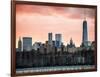 Landscape View Manhattan with the One World Trade Center (1WTC) at Sunset - NYC-Philippe Hugonnard-Framed Photographic Print