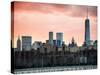 Landscape View Manhattan with the One World Trade Center (1WTC) at Sunset - NYC-Philippe Hugonnard-Stretched Canvas