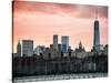 Landscape View Manhattan with the One World Trade Center (1WTC) at Sunset - NYC-Philippe Hugonnard-Stretched Canvas