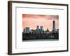 Landscape View Manhattan with the One World Trade Center (1WTC) at Sunset - NYC-Philippe Hugonnard-Framed Art Print