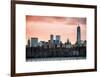 Landscape View Manhattan with the One World Trade Center (1WTC) at Sunset - NYC-Philippe Hugonnard-Framed Art Print