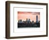 Landscape View Manhattan with the One World Trade Center (1WTC) at Sunset - NYC-Philippe Hugonnard-Framed Art Print