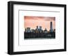 Landscape View Manhattan with the One World Trade Center (1WTC) at Sunset - NYC-Philippe Hugonnard-Framed Art Print