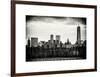 Landscape View Manhattan with the One World Trade Center (1WTC) at Sunset - NYC-Philippe Hugonnard-Framed Art Print