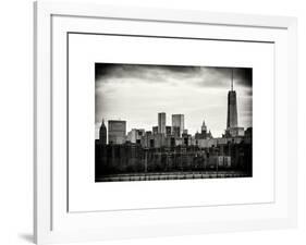 Landscape View Manhattan with the One World Trade Center (1WTC) at Sunset - NYC-Philippe Hugonnard-Framed Art Print