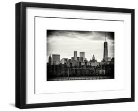 Landscape View Manhattan with the One World Trade Center (1WTC) at Sunset - NYC-Philippe Hugonnard-Framed Art Print