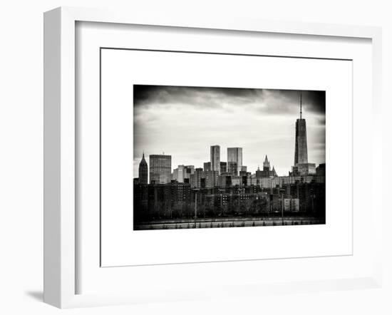 Landscape View Manhattan with the One World Trade Center (1WTC) at Sunset - NYC-Philippe Hugonnard-Framed Art Print