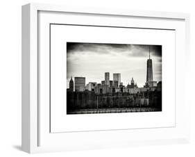 Landscape View Manhattan with the One World Trade Center (1WTC) at Sunset - NYC-Philippe Hugonnard-Framed Art Print