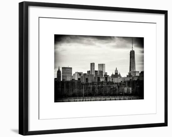 Landscape View Manhattan with the One World Trade Center (1WTC) at Sunset - NYC-Philippe Hugonnard-Framed Art Print