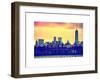 Landscape View Manhattan with the One World Trade Center (1WTC) at Sunset - NYC-Philippe Hugonnard-Framed Art Print