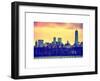 Landscape View Manhattan with the One World Trade Center (1WTC) at Sunset - NYC-Philippe Hugonnard-Framed Art Print