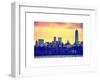 Landscape View Manhattan with the One World Trade Center (1WTC) at Sunset - NYC-Philippe Hugonnard-Framed Art Print