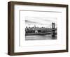 Landscape View of Midtown NY with Manhattan Bridge and the Empire State Building-Philippe Hugonnard-Framed Art Print