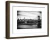 Landscape View of Midtown NY with Manhattan Bridge and the Empire State Building-Philippe Hugonnard-Framed Art Print