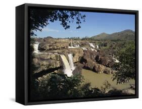 Landscape View of the Lien Khuong Waterfall and Rocks at Dalat, Vietnam, Indochina, Southeast Asia-Alison Wright-Framed Stretched Canvas