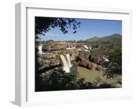 Landscape View of the Lien Khuong Waterfall and Rocks at Dalat, Vietnam, Indochina, Southeast Asia-Alison Wright-Framed Photographic Print