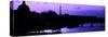Landscape View of the River Seine and the Eiffel Tower at Sunset - Paris - France - Europe-Philippe Hugonnard-Stretched Canvas